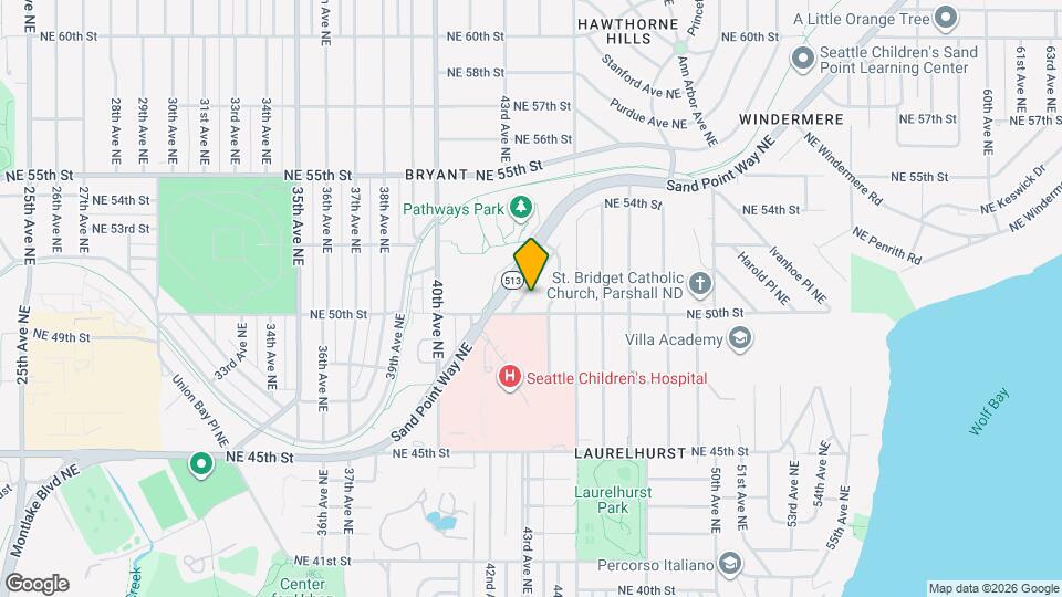 5016-5018 Sand Point Pl NE Map and Location Details