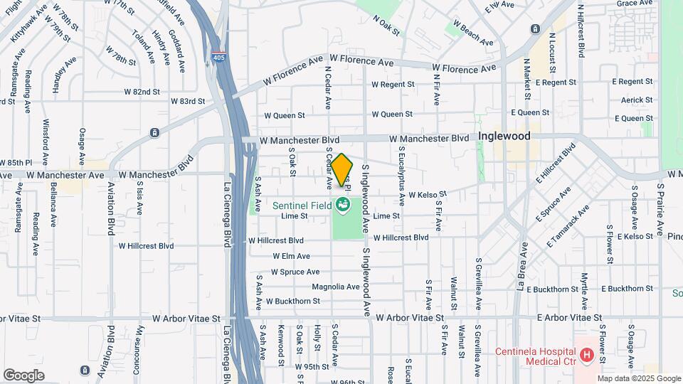 433 W Kelso St Map and Location Details