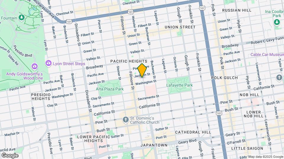 2313 Webster St Map and Location Details