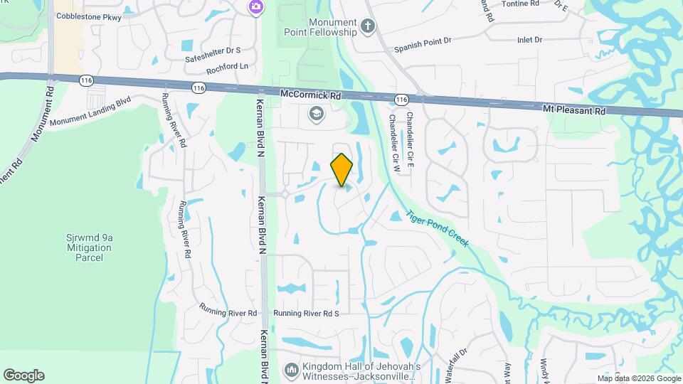 1687 Timber Crossing Ln Map and Location Details