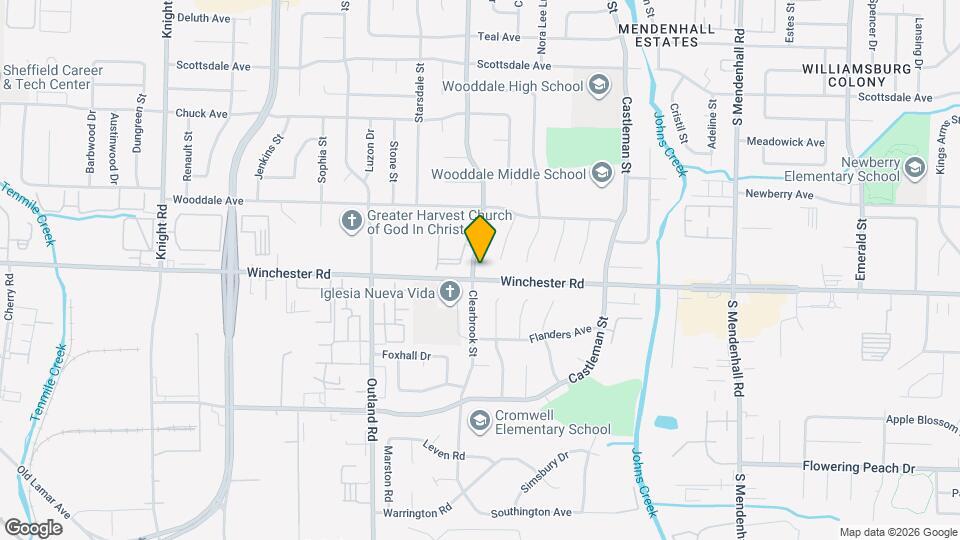 3568 Clearbrook St Map and Location Details