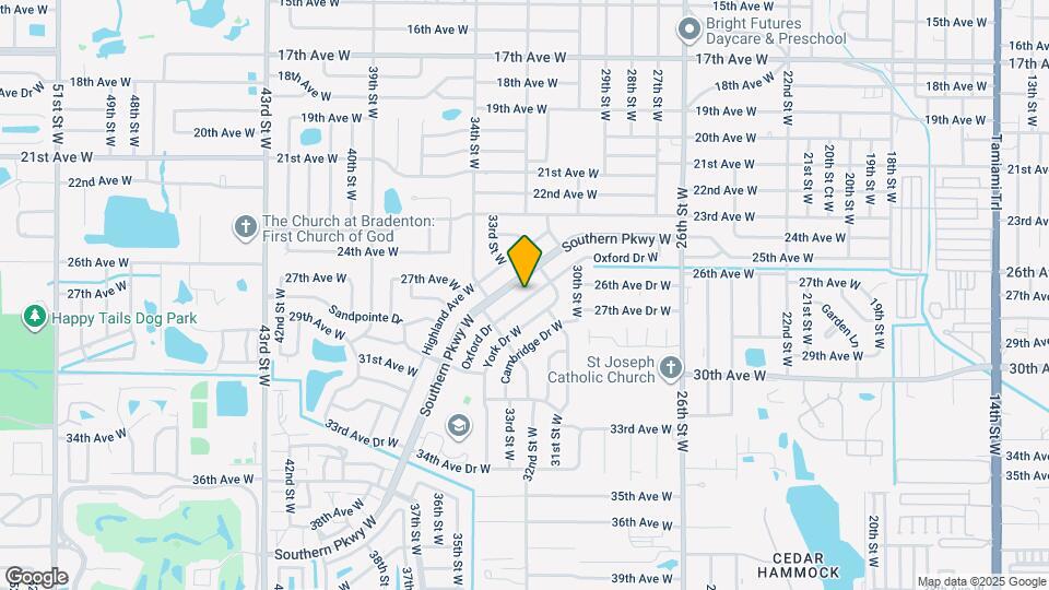 3218 Oxford Dr W Map and Location Details