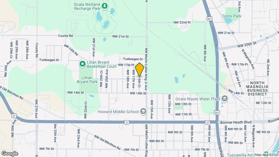 1605 NW 16th Ct Map and Location Details