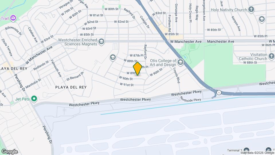 7333 W 90th St Map and Location Details