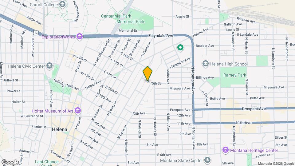 421 E 15th St Map and Location Details