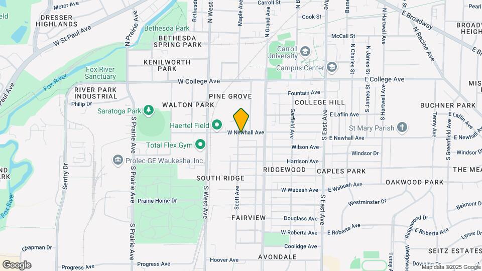 343 W Newhall Ave Mapa y Detalles de la Ubicación