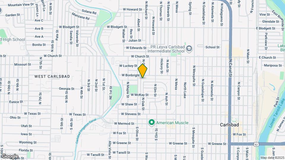 1202 W Ash St Map and Location Details