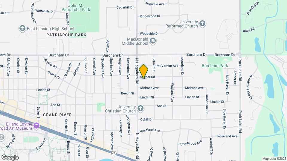 1530 Snyder Rd Map and Location Details