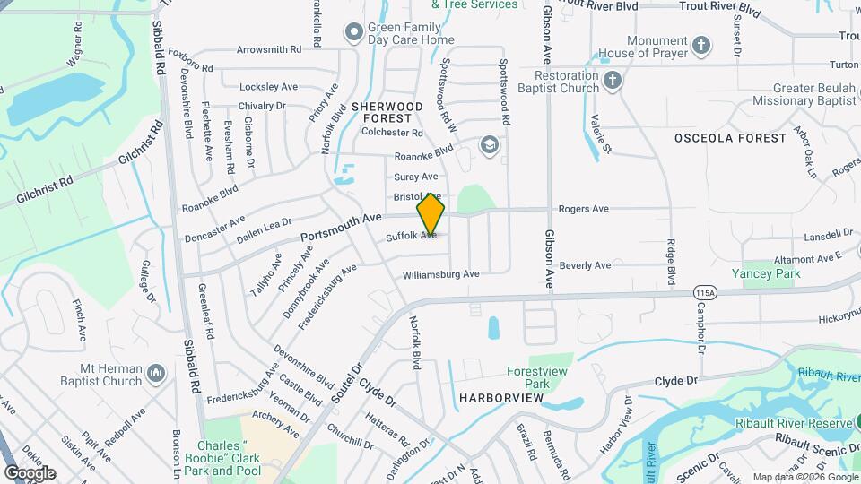 4622 Suffolk Ave Mapa y Detalles de la Ubicación