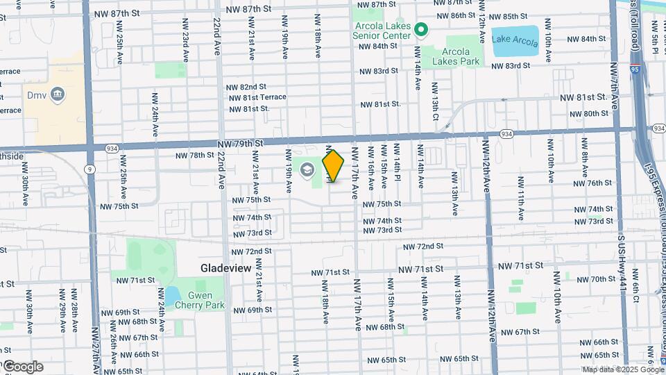 7637 NW 17th Pl Map and Location Details