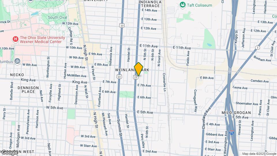 1354 N 4th St Mapa y Detalles de la Ubicación
