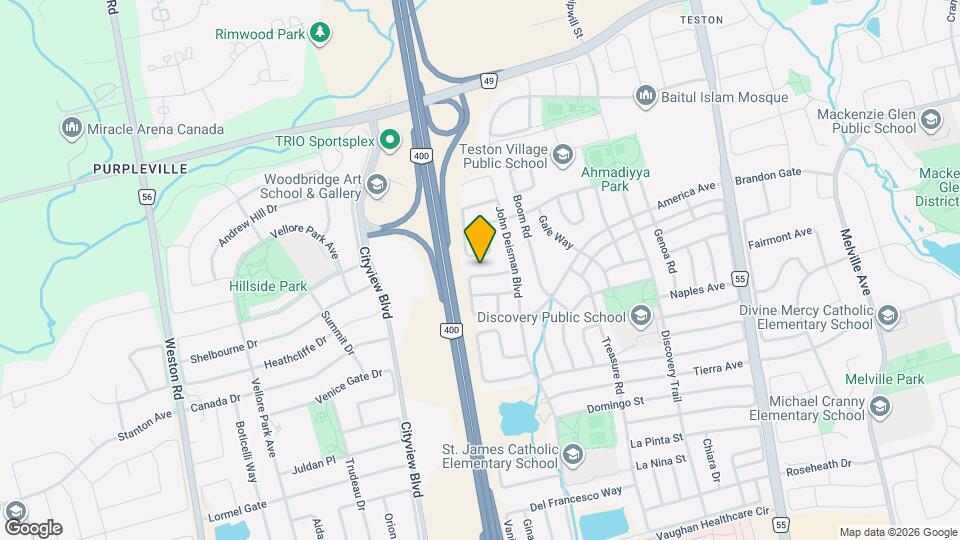 36 Windward Crescent Map and Location Details