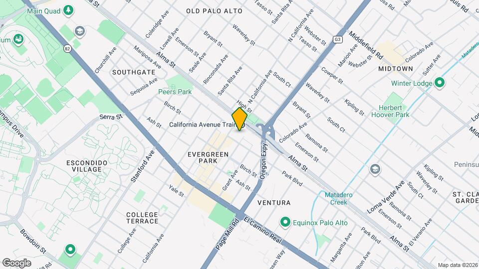 153 California Ave Map and Location Details