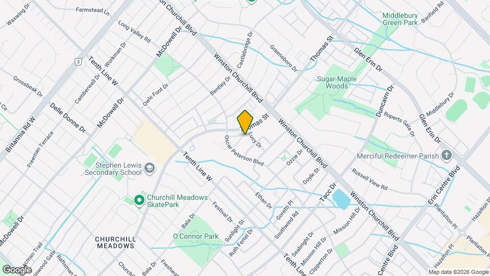 5615 Oscar Peterson Blvd Map and Location Details