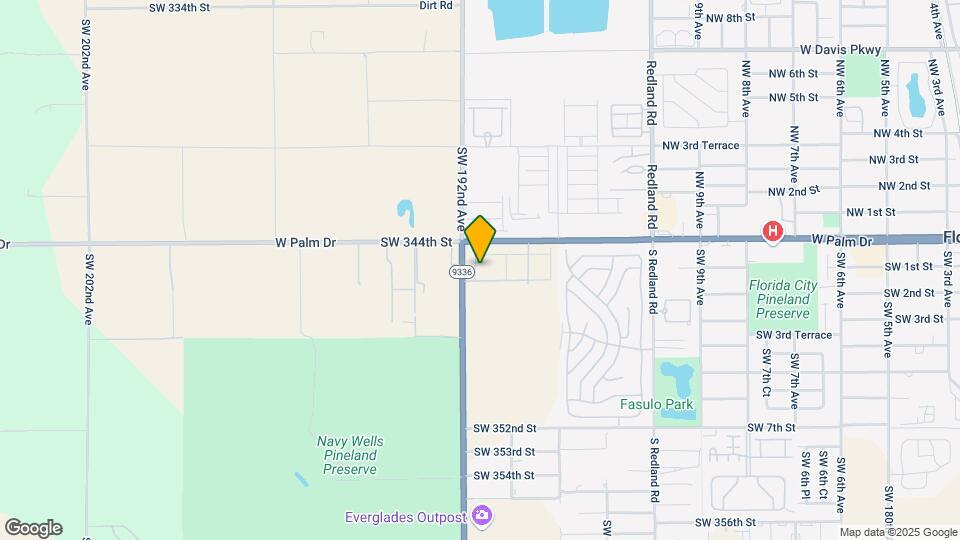 34503 SW 191st Ct Map and Location Details