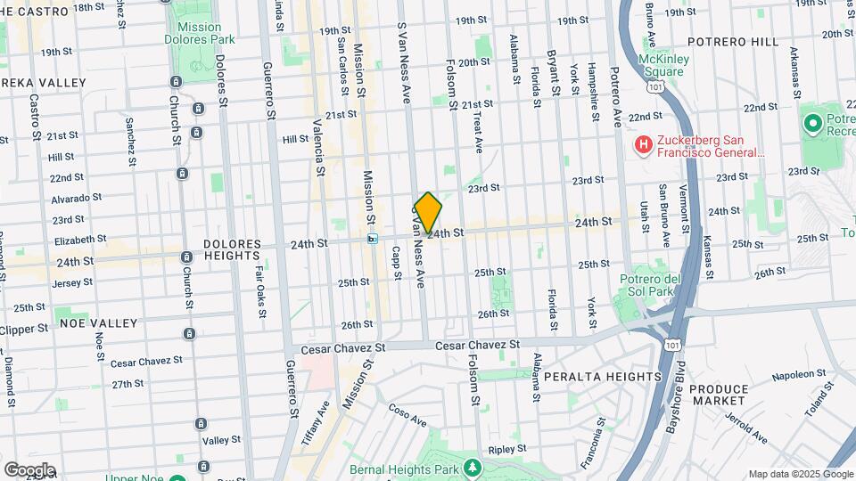 3175 24th St Map and Location Details