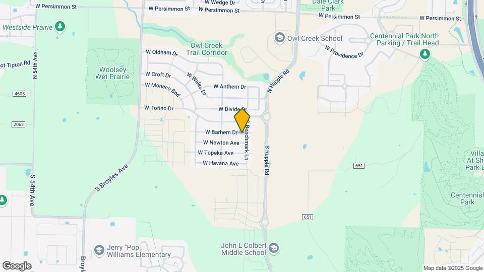 4311 W Barhem Dr Map and Location Details