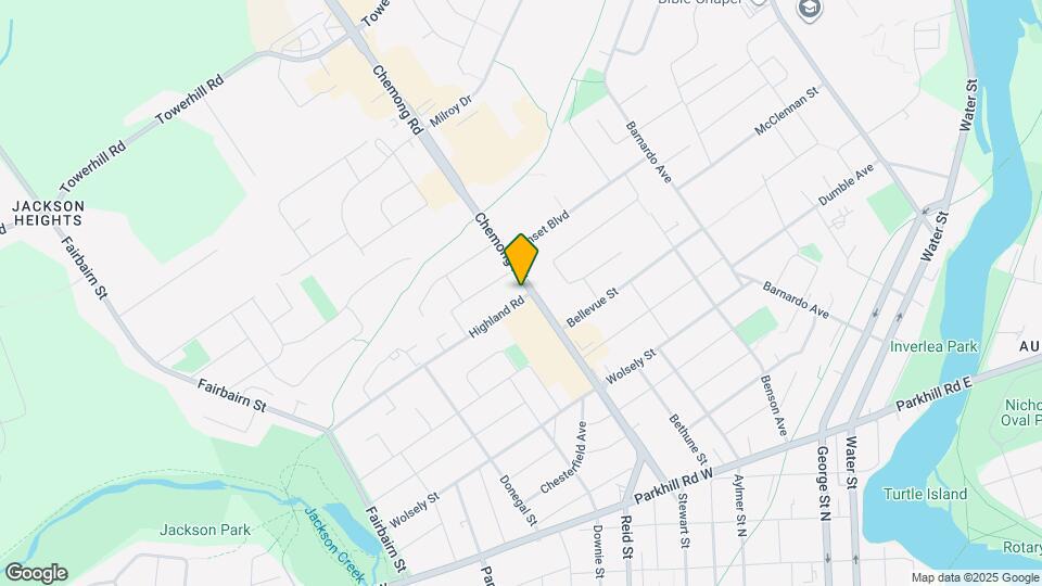 338 Highland Rd Map and Location Details