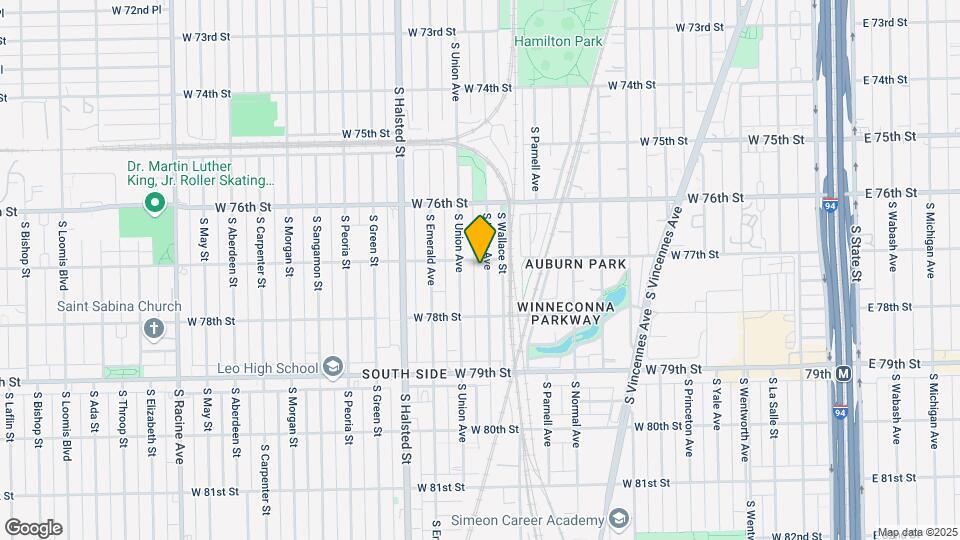 7706-7708 S Lowe Ave Mapa y Detalles de la Ubicación