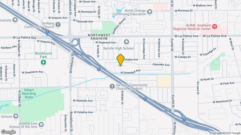 1964 Glenoaks Ave Mapa y Detalles de la Ubicación