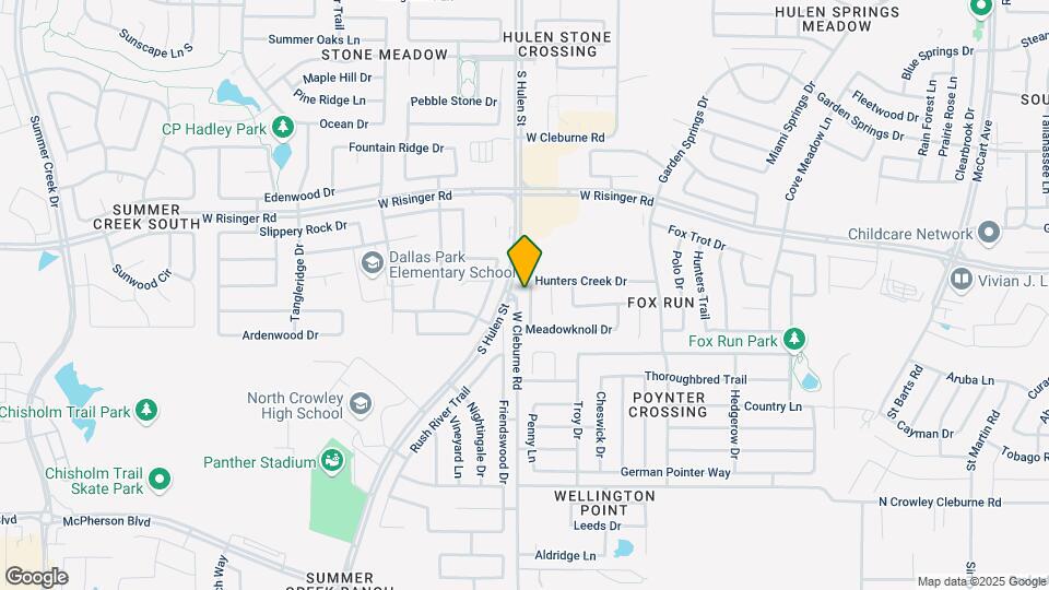 8712 Hunters Creek Dr Map and Location Details
