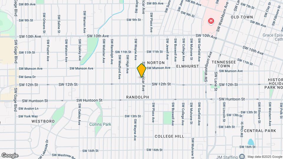 1181 SW Macvicar Ave Map and Location Details