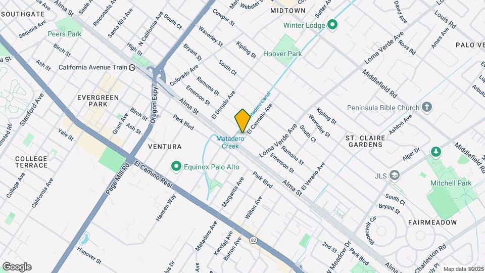 181 El Carmelo Ave Mapa y Detalles de la Ubicación