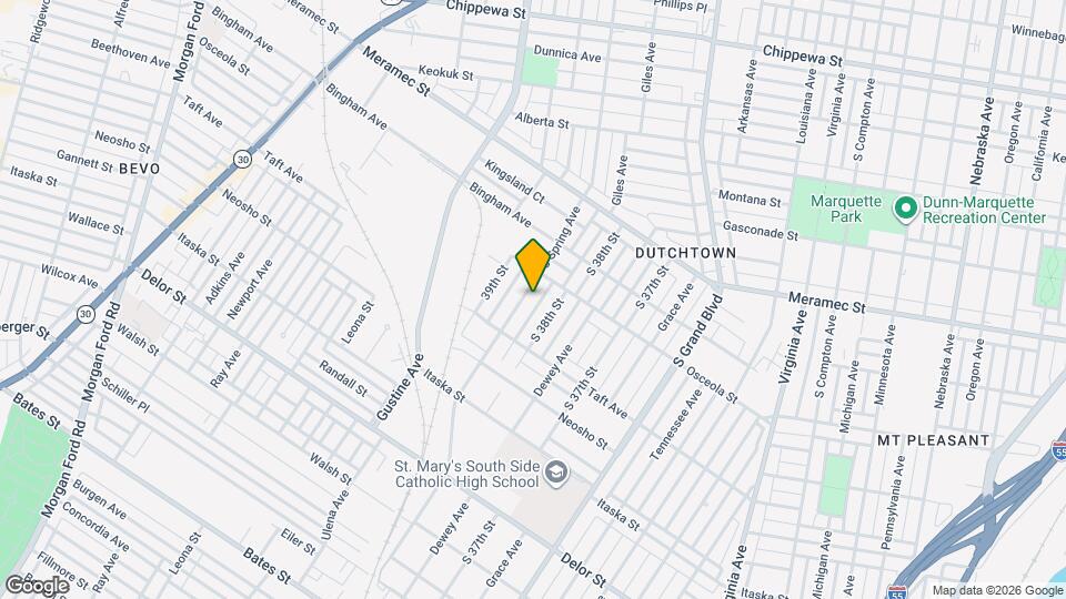 4424 S Spring Ave Map and Location Details