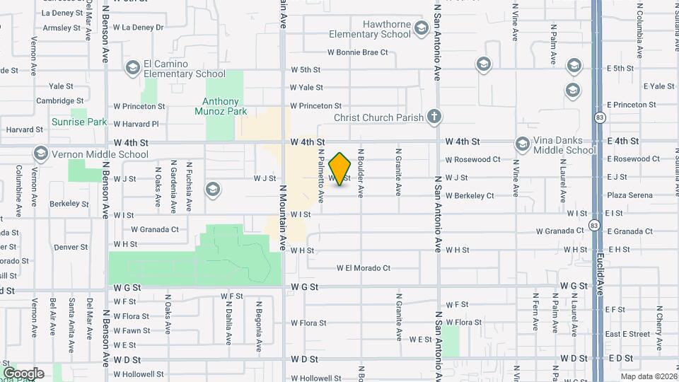 938 W Berkeley Ct Map and Location Details