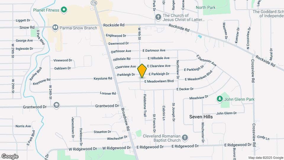 37 E Meadowlawn Blvd Map and Location Details