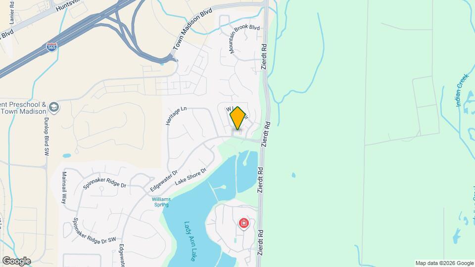 102 W Lake Cir Map and Location Details