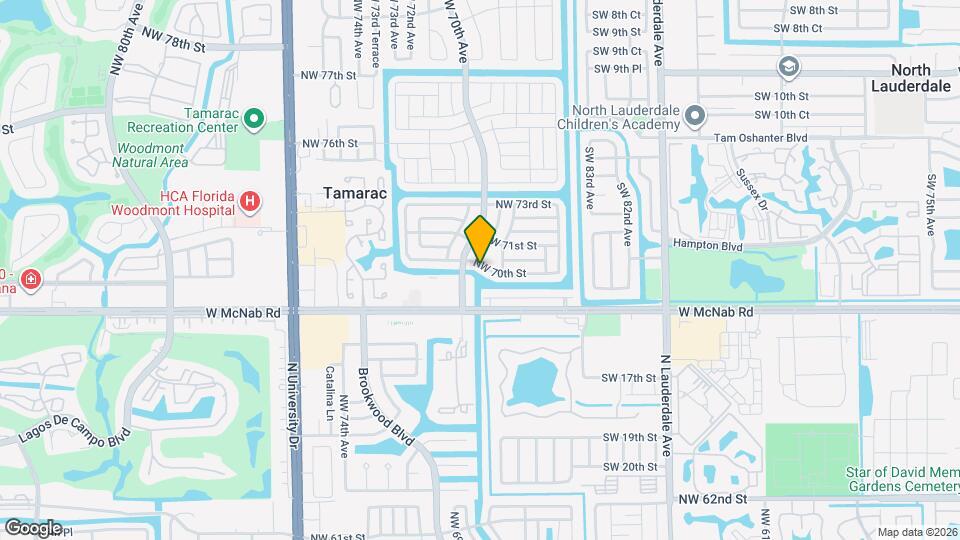 6810 NW 70th St Map and Location Details