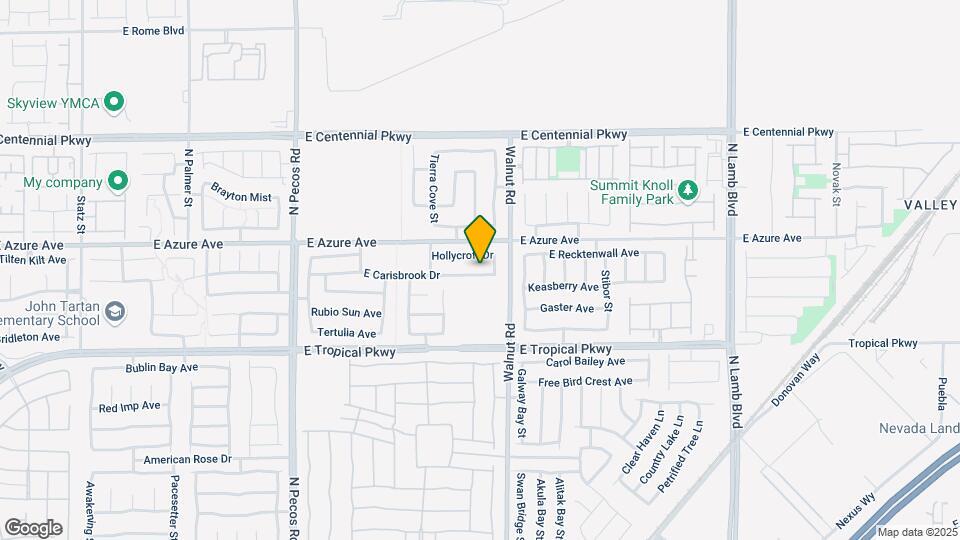 3836 E Carisbrook Dr Map and Location Details