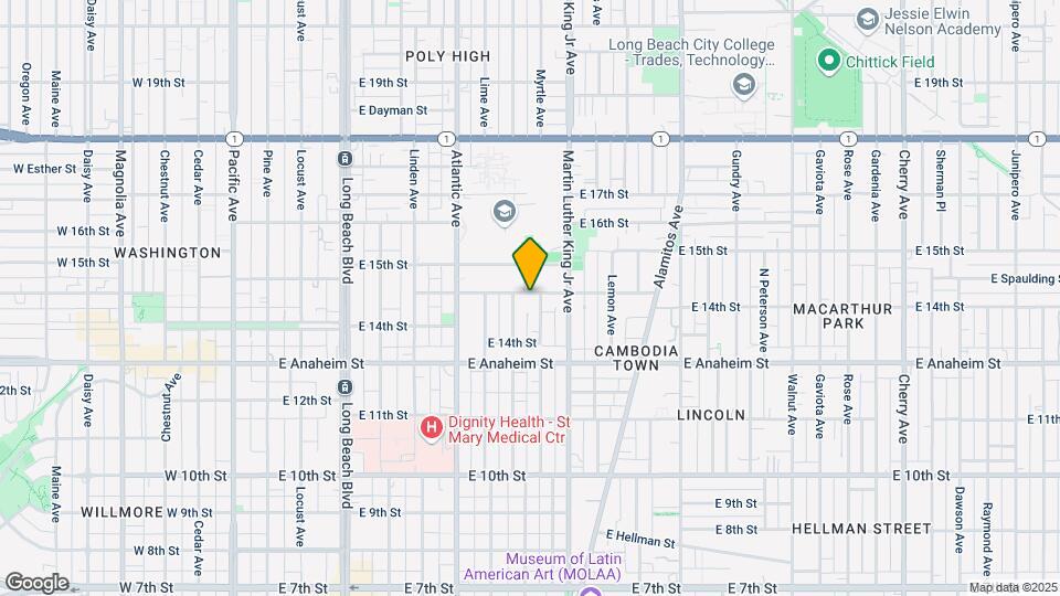 830 E New York St Map and Location Details