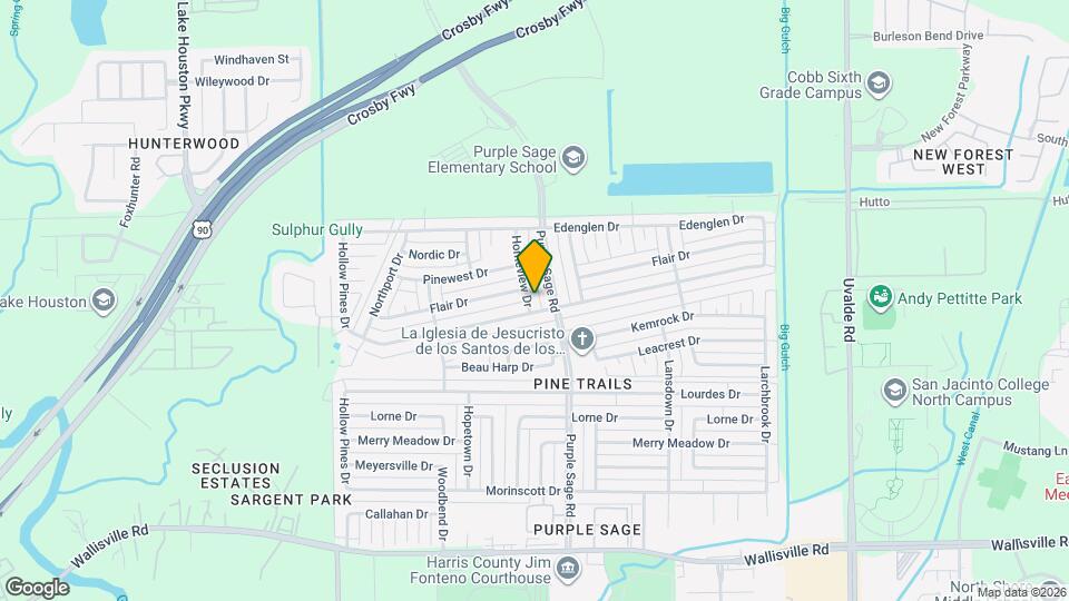 6206 Homeview Dr Map and Location Details