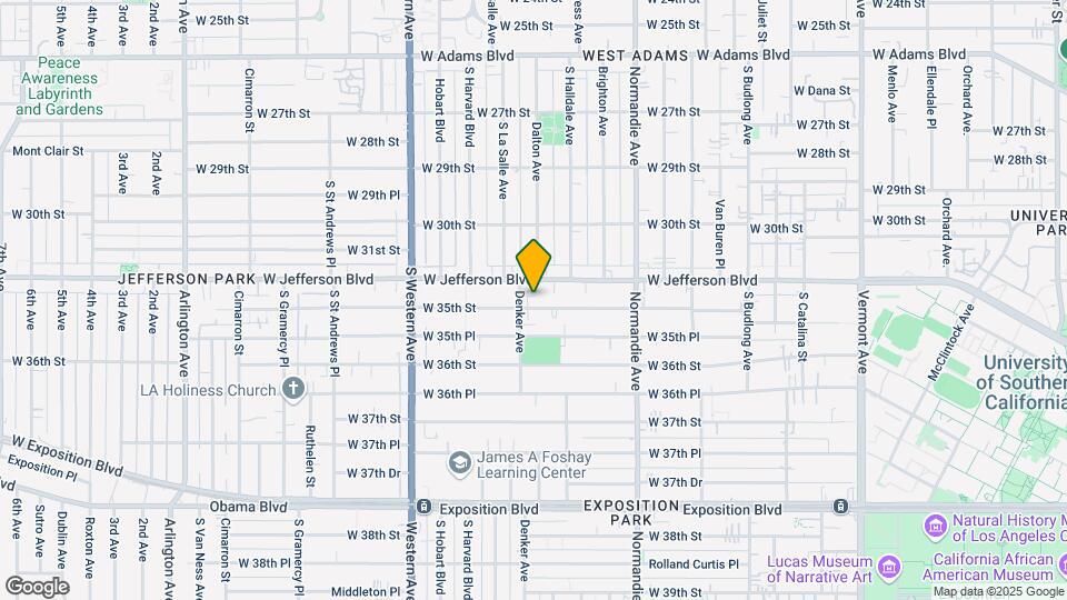 1535 W 35th St Map and Location Details