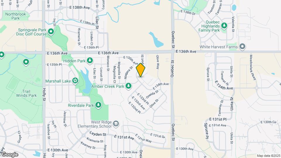 13457 Oneida Ln Mapa y Detalles de la Ubicación