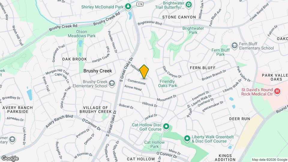 3600 Cornerstone Map and Location Details