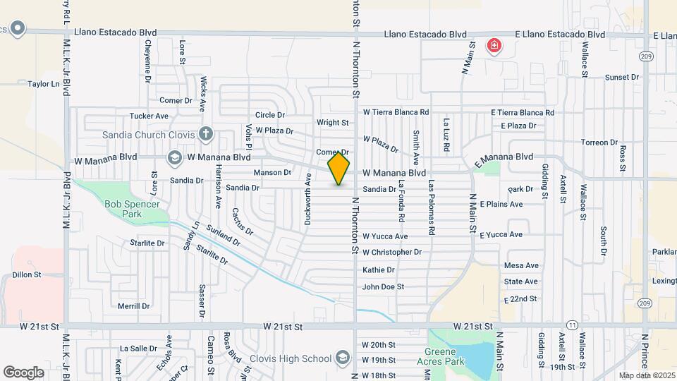 717 Sandia Dr Map and Location Details