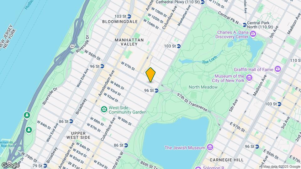 15 W 96th St Map and Location Details