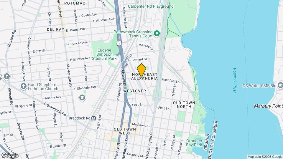 1220 Portner Rd Map and Location Details