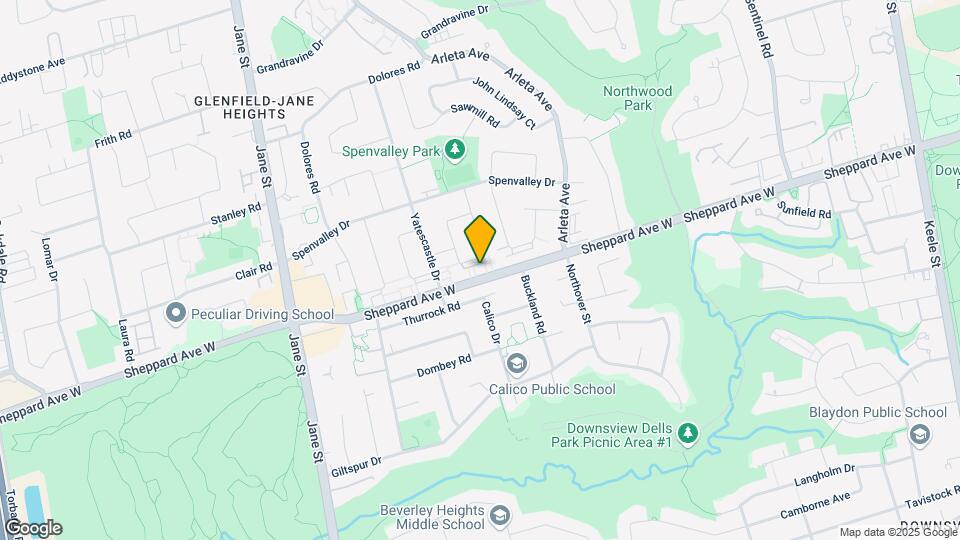 1880 Sheppard Ave W Map and Location Details