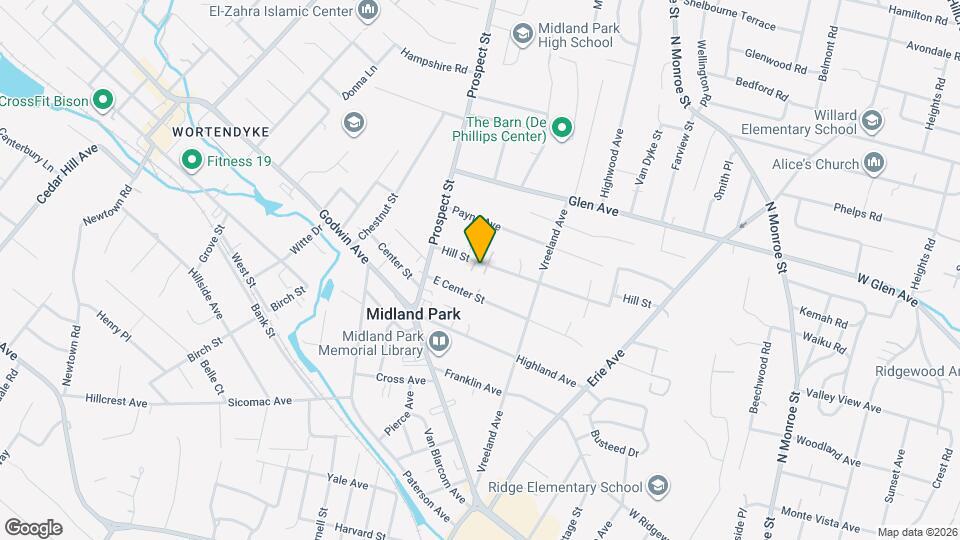 52 Hill St Map and Location Details