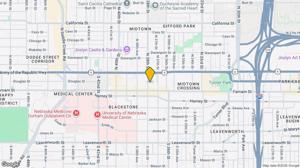 133 S 38th St Map and Location Details