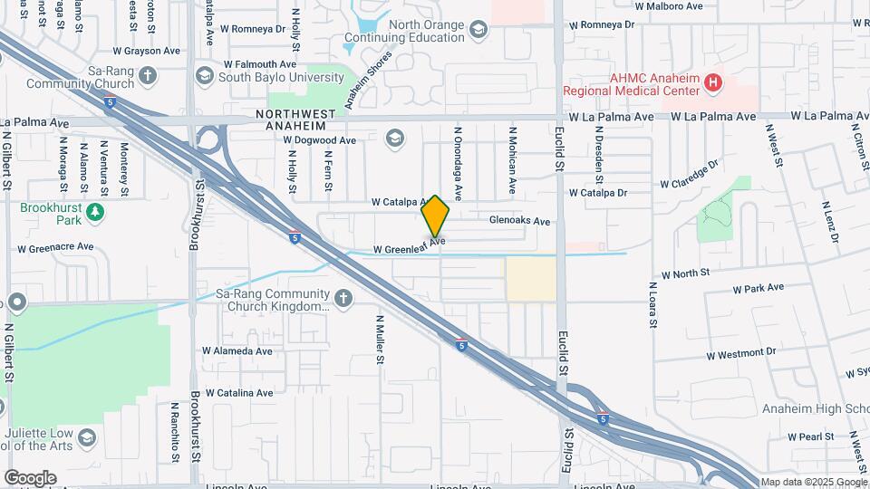 1850 W Greenleaf Ave Map and Location Details