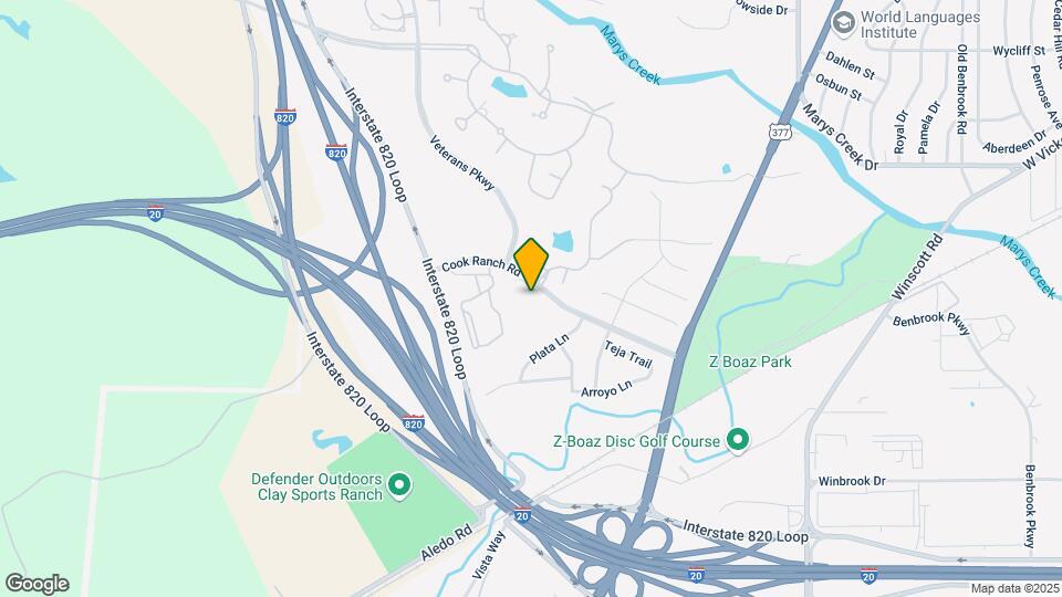 Album Benbrook 55+ Active Adult Apartment Homes Map and Location Details