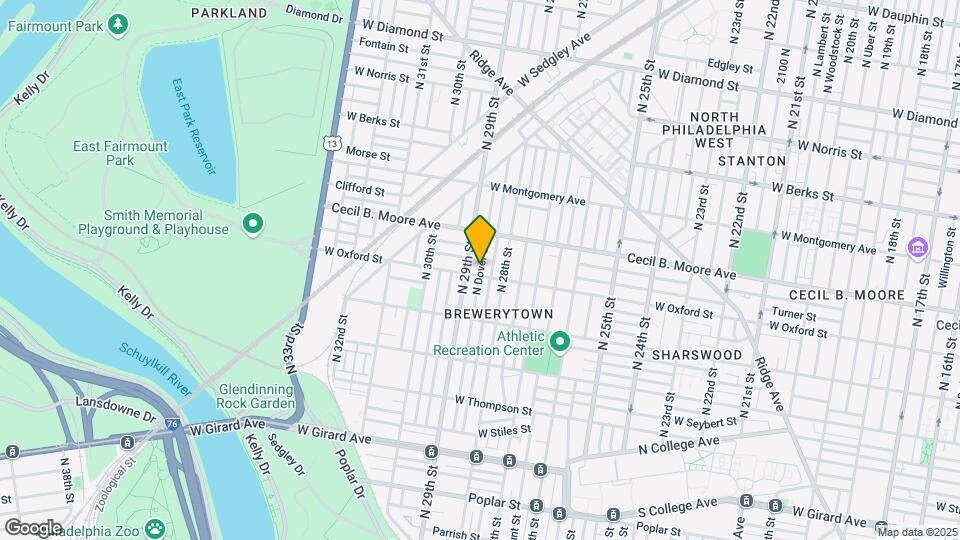 2829 W Oxford St, Unit 1 Map and Location Details