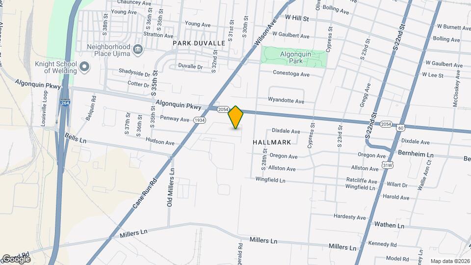 3005 Linwood Ave Map and Location Details