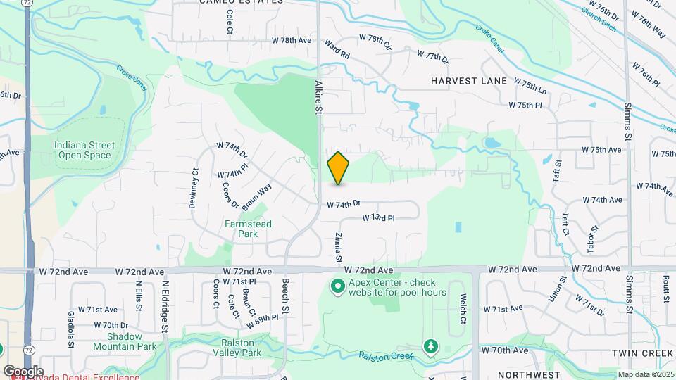 6643 W 52nd Dr Map and Location Details