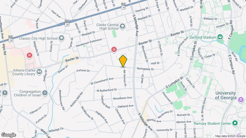 245 Springdale St Map and Location Details